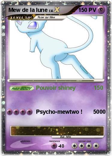 Pokemon Mew de la lune