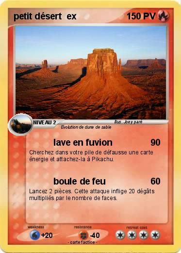 Pokemon petit désert  ex