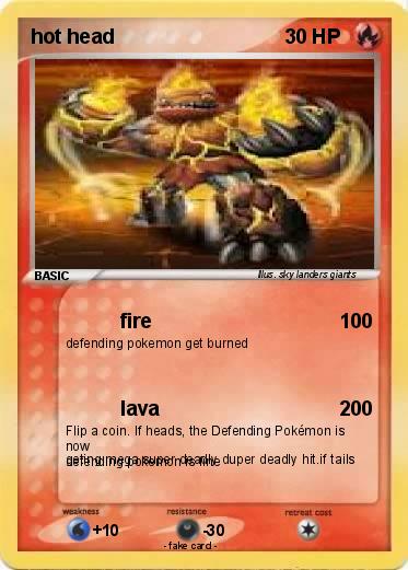 Pokemon hot head