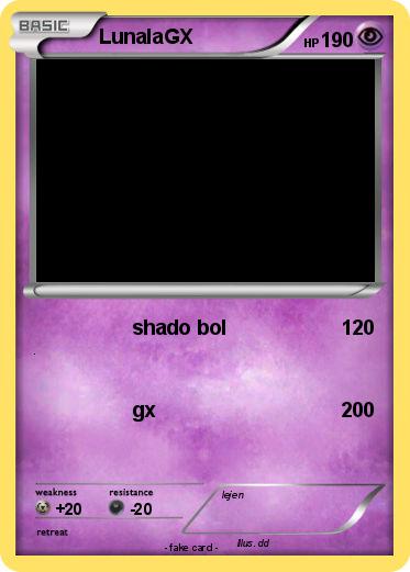 Pokemon LunalaGX