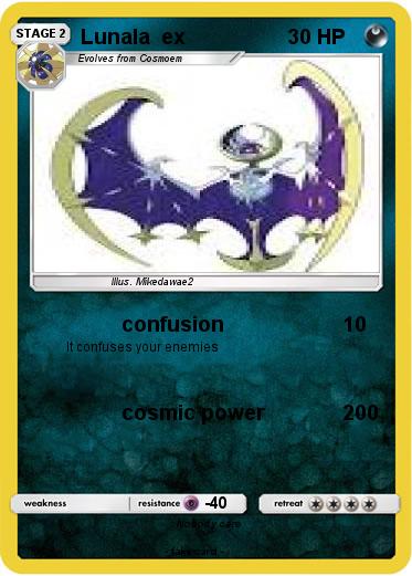 Pokemon Lunala  ex