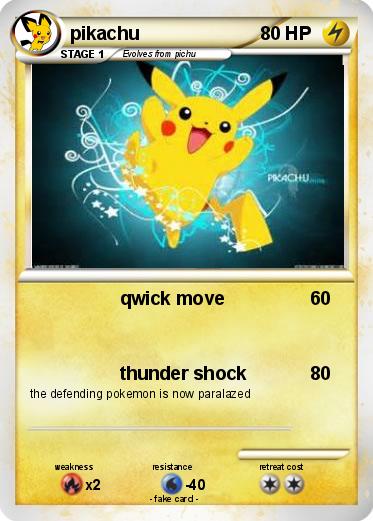 Pokemon pikachu