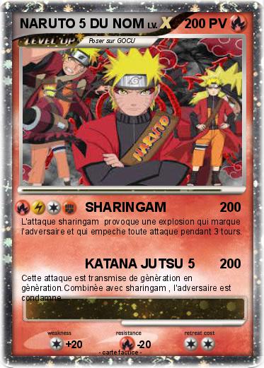 Pokemon NARUTO 5 DU NOM