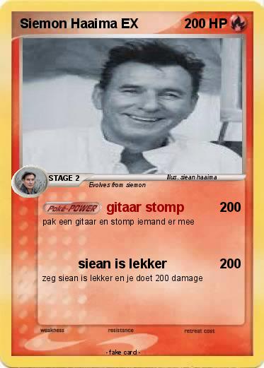 Pokemon Siemon Haaima EX