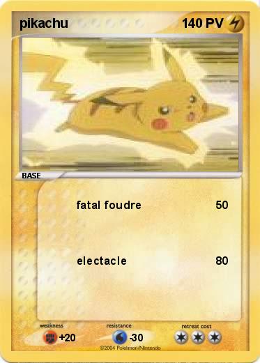 Pokemon pikachu