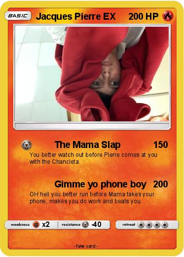 Pokemon Jacques Pierre EX