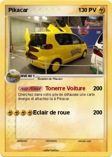 Pokemon Pikacar