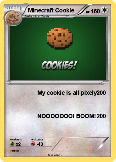 Pokemon Minecraft Cookie