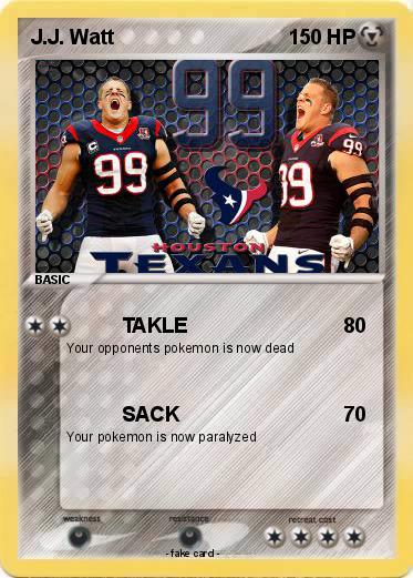Pokemon J.J. Watt