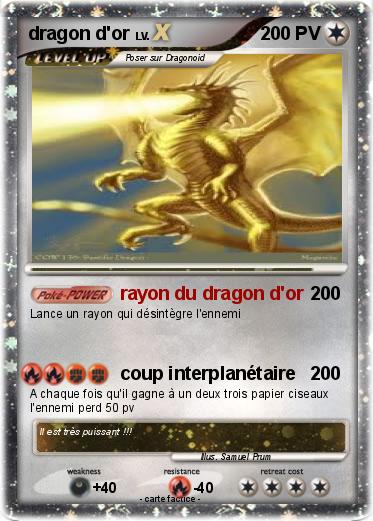 Pokemon dragon d'or