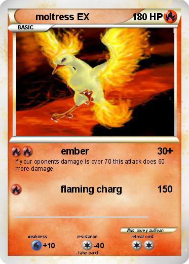 Pokemon moltress EX