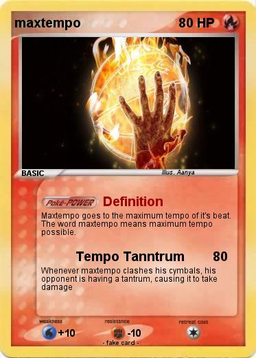 Pokemon maxtempo