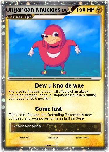 Pokemon Ungandan Knuckles