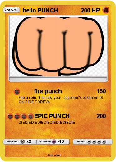 Pokemon hello PUNCH