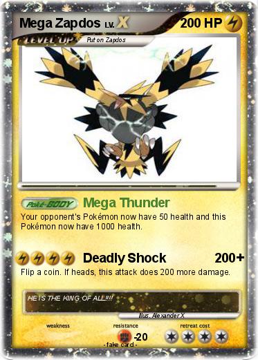 Pokemon Mega Zapdos