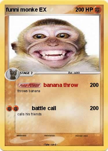 Pokemon funni monke EX
