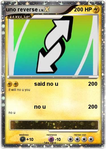 Pokemon uno reverse