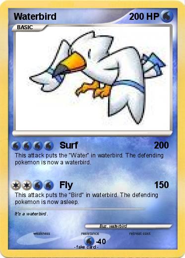 Pokemon Waterbird