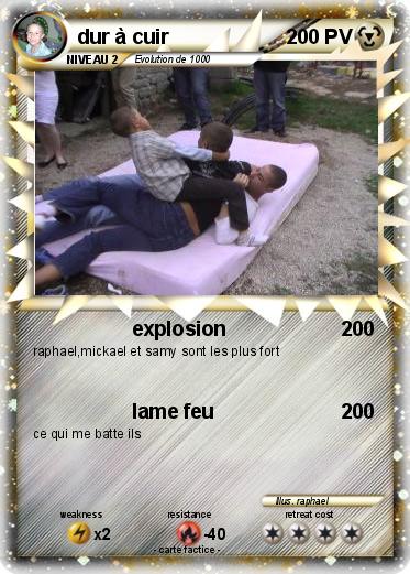 Pokemon dur à cuir