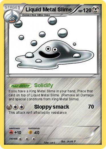 Pokemon Liquid Metal Slime