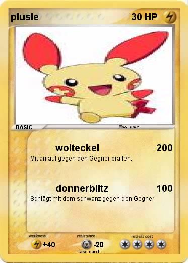 Pokemon plusle