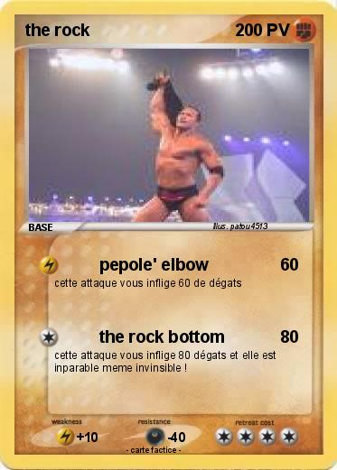 Pokemon the rock