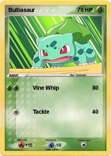 Pokemon Bulbasaur