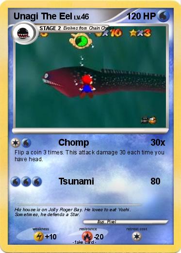 Pokemon Unagi The Eel