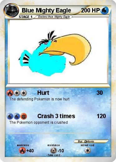 Pokemon Blue Mighty Eagle