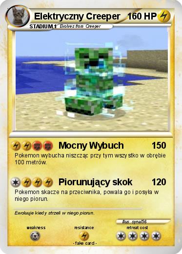 Pokemon Elektryczny Creeper