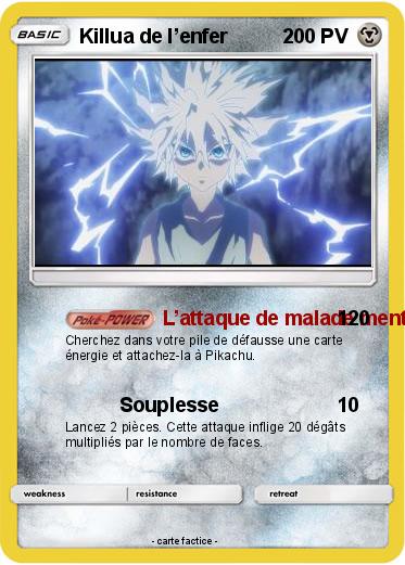 Pokemon Killua de l’enfer