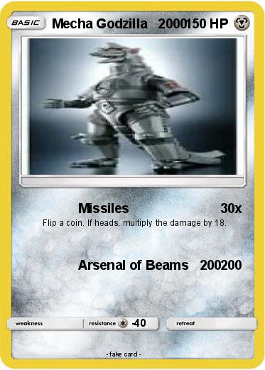 Pokemon Mecha Godzilla   2000
