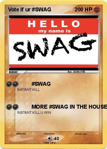 Pokemon Vote if ur #SWAG