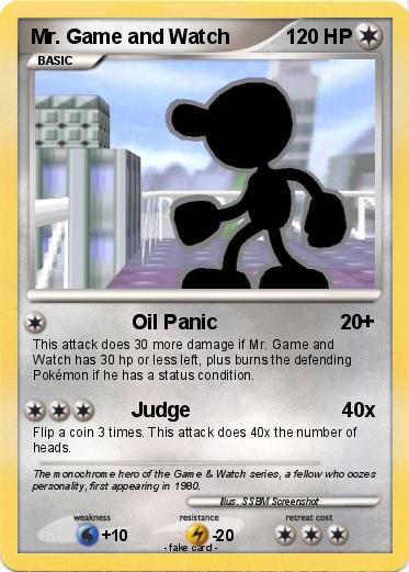 Pokemon Mr. Game and Watch