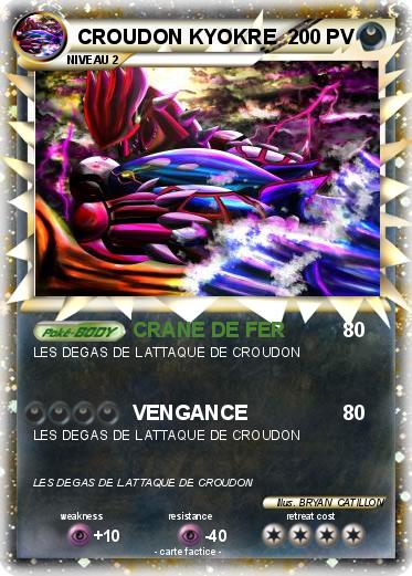 Pokemon CROUDON KYOKRE