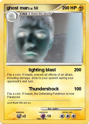 Pokemon ghost man