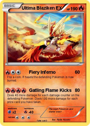 Pokemon Ultima Blaziken EX