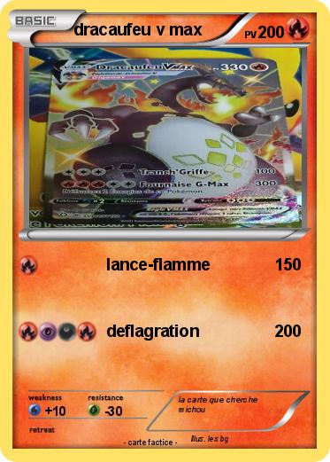Pokemon dracaufeu v max