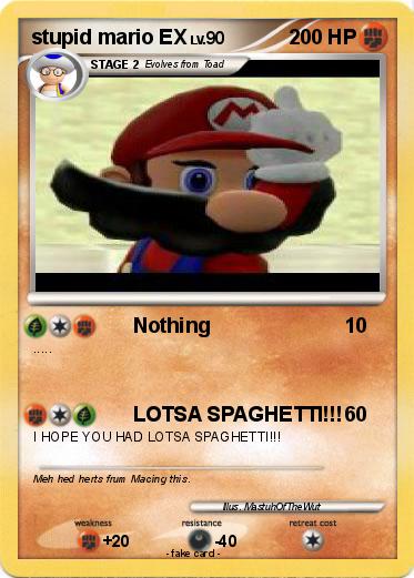 Pokemon stupid mario EX