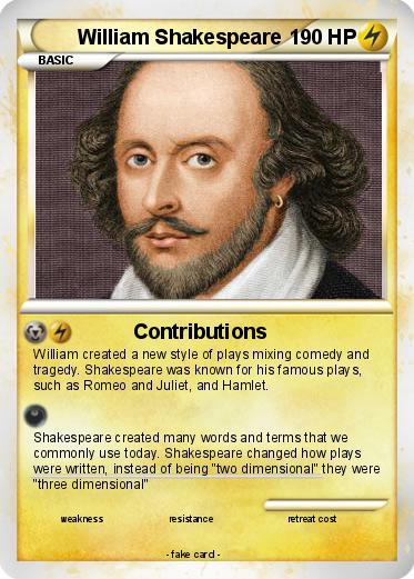 Pokemon William Shakespeare