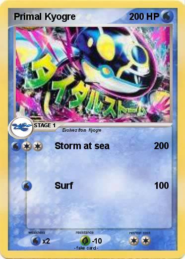 Pokemon Primal Kyogre