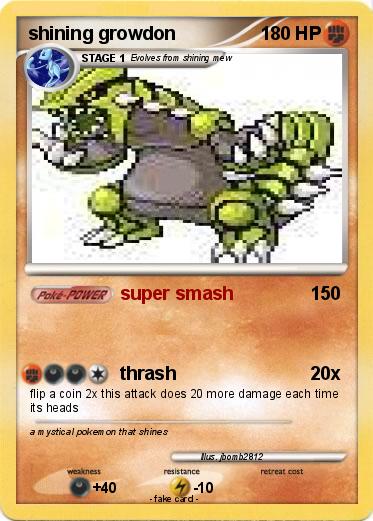 Pokemon shining growdon