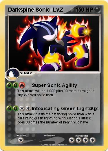 Pokemon Darkspine Sonic  Lv.Z