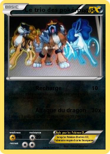 Pokemon Le trio des pokémon