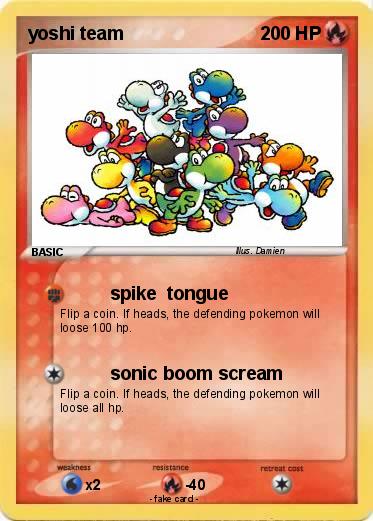 Pokemon yoshi team