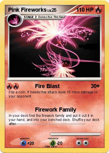 Pokemon Pink Fireworks