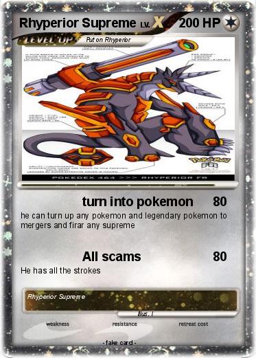 Pokemon Rhyperior Supreme