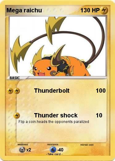 Pokemon Mega raichu