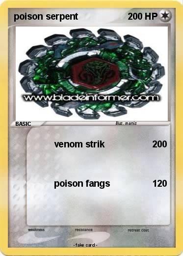 Pokemon poison serpent