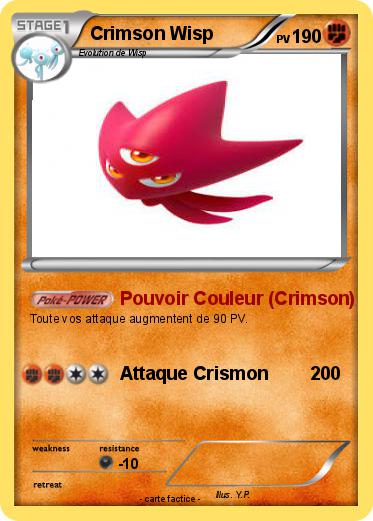 Pokemon Crimson Wisp